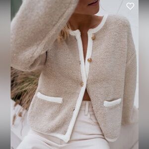 Beige Cardigan